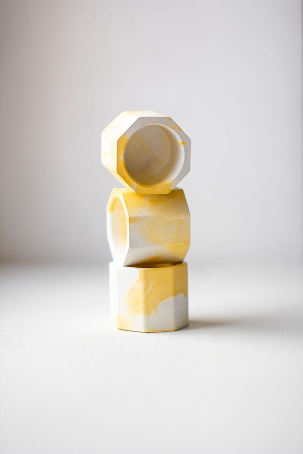 Suport de lumânări geometric printat 3D